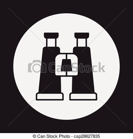 450x470 Binoculars Icon Vectors