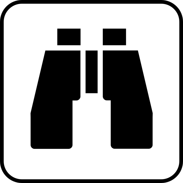 600x600 Binoculars Clip Art Free Vector 4vector