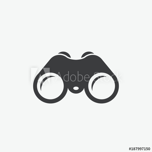 500x500 Binoculars Vector Icon