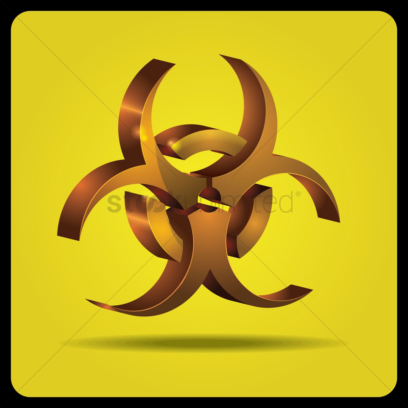 1300x1300 Biohazard Symbol Vector Image