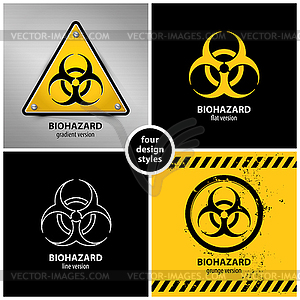 300x300 Set Of Biohazard Symbols