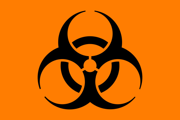 600x400 Vector Biohazard Symbol