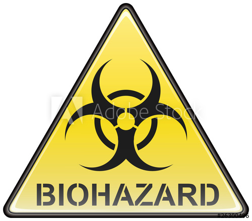 500x439 Biohazard Vector Triangle Sign