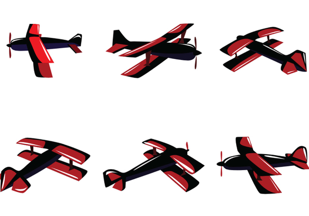 632x443 Red Biplane Vector Free Vector Download 391219 Cannypic