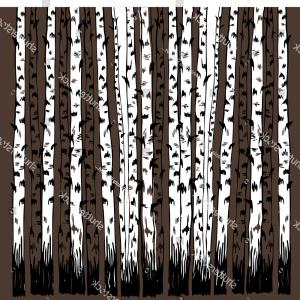 300x300 Realistic Birch Tree Branches Silhouette Vector Sohadacouri