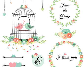 340x270 Birdcage Clipart Shabby Chic