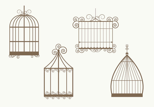 632x442 Vintage Bird Cage Vectors Free Vector Download 199479 Cannypic