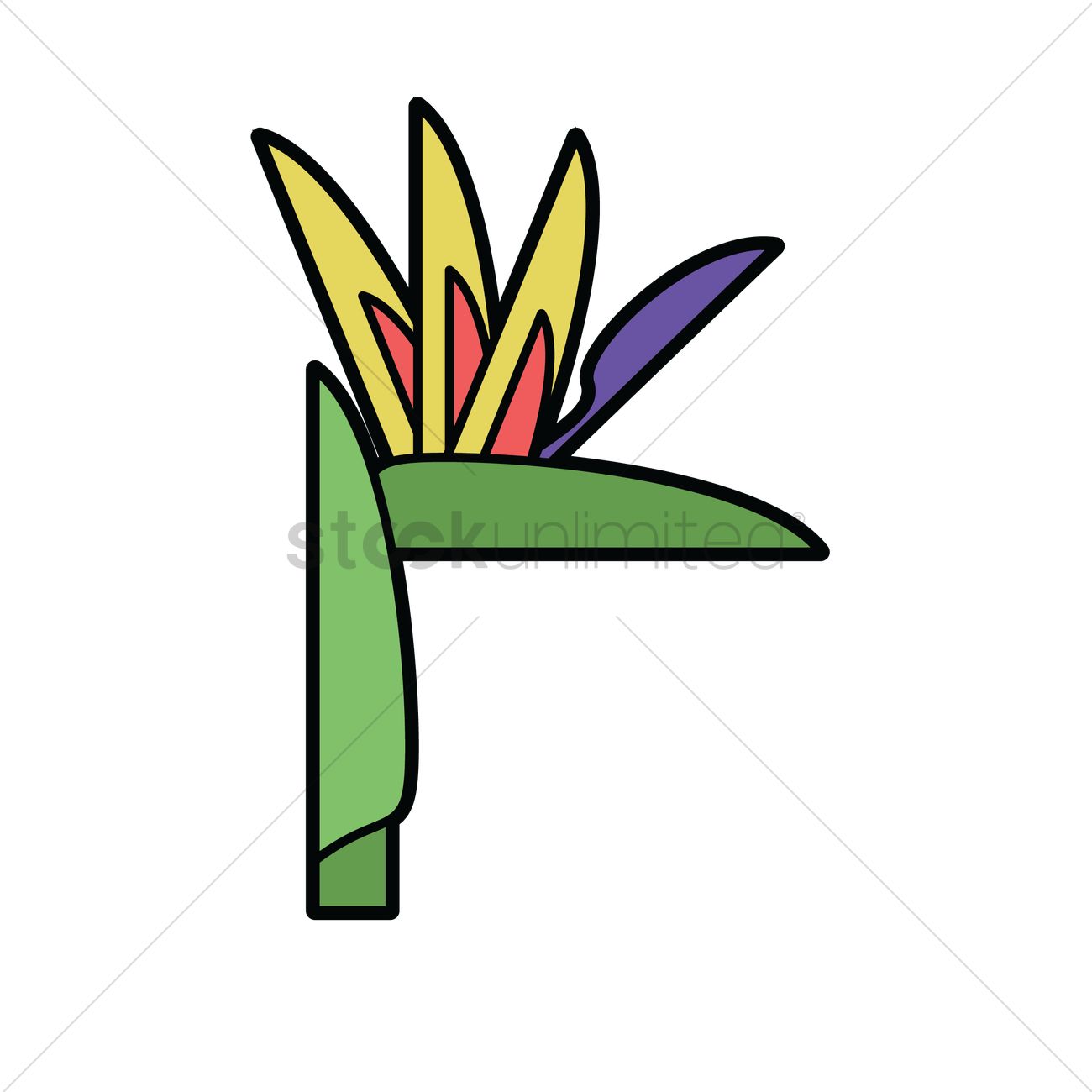 1300x1300 Free Bird Of Paradise Vector Image