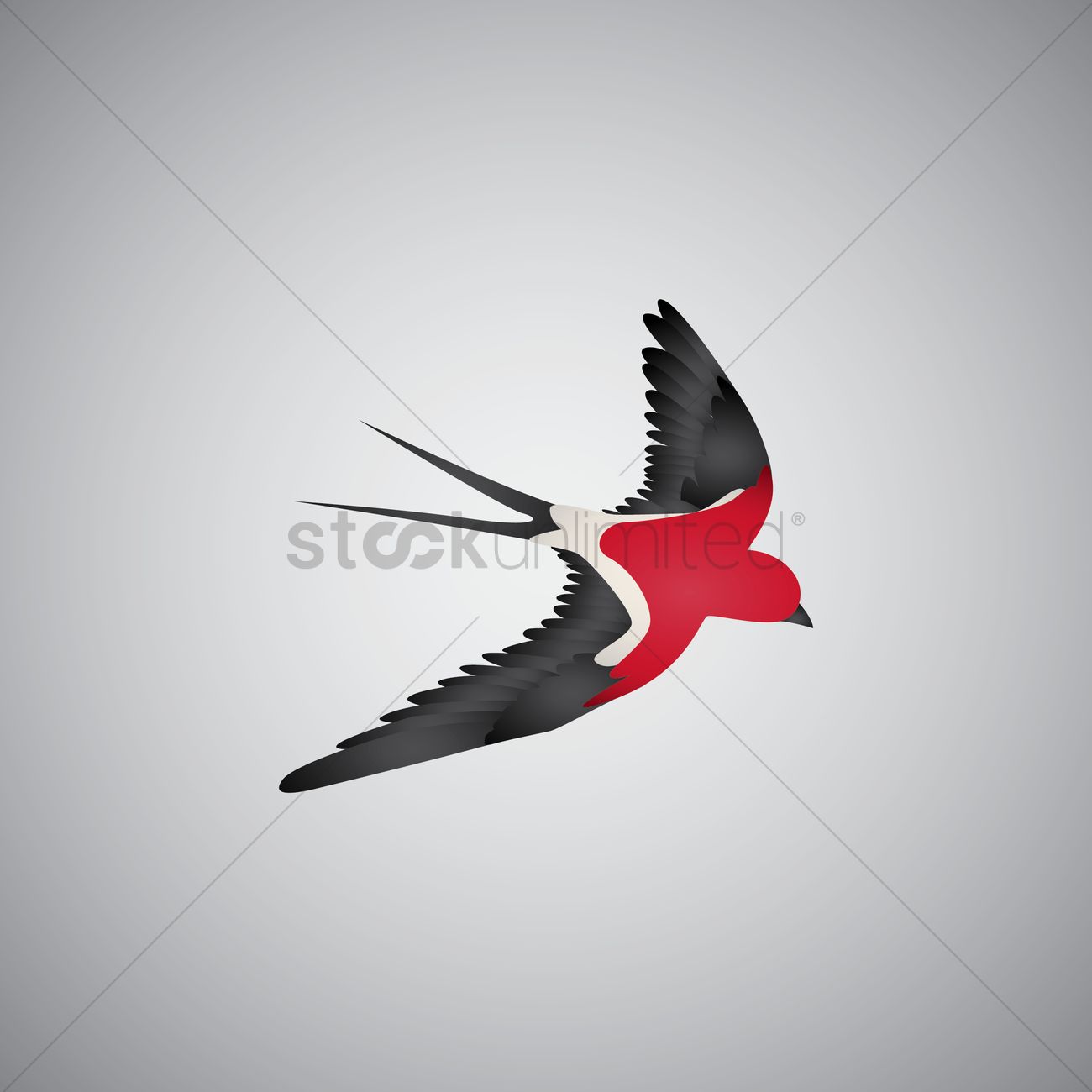 1300x1300 Free Swift Bird Vector Image