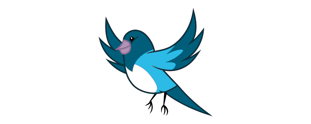 1006x402 Collection Of Free Birds Vector Blue Bird. Download On Ubisafe