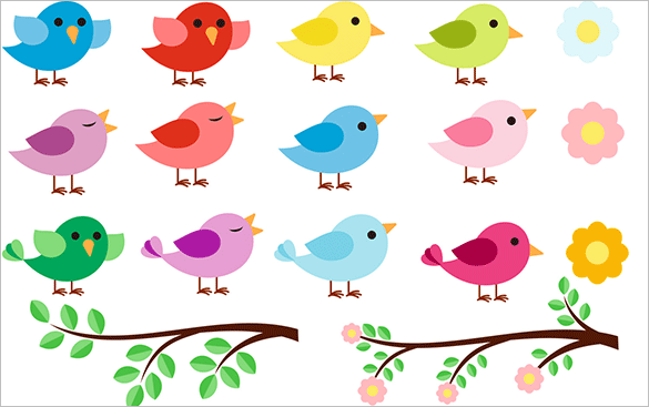 585x367 Bird Vectors Eps, Png, Jpg, Svg Format Download! Free