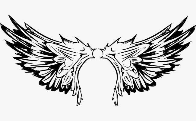650x400 Vector Tattoo Bird Wings Of The Pro, Tattoo Vector, Bird Vector