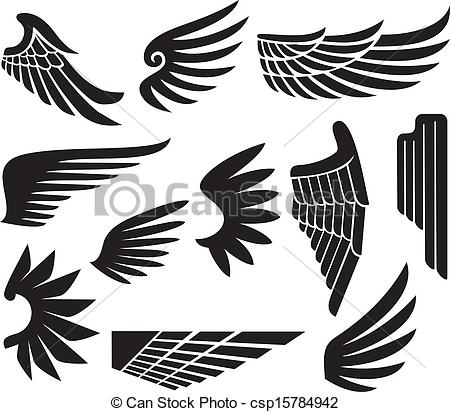 450x412 Wings Clipart Vector