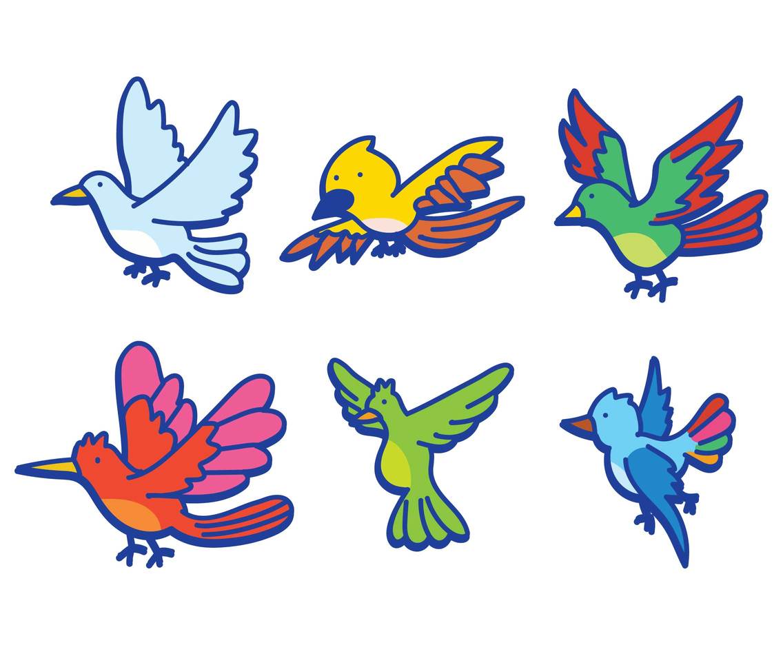 1136x936 Cartoon Birds Vector Vector Art Amp Graphics