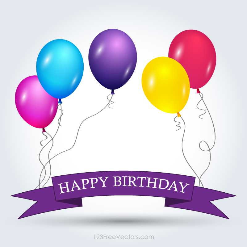 800x800 Happy Birthday Banner Template Free Lovely Of Birthday Vector Design