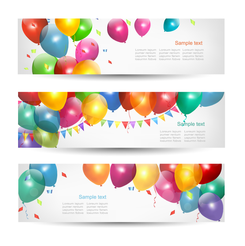 800x805 Happy Birthday Banner Vector Free Vector Graphic Download