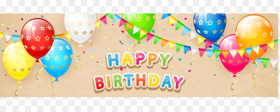 900x360 Banner Birthday Balloon