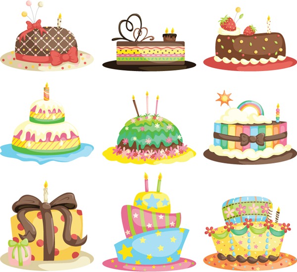 600x551 Cartoon Birthday Cake Vector Graphics My Free Photoshop World
