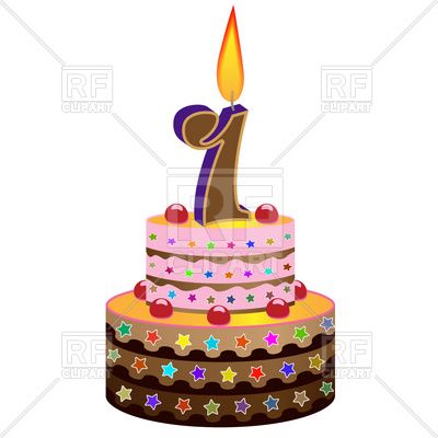 400x400 Birthday Cake With Candle Cakes Birthday Cakes