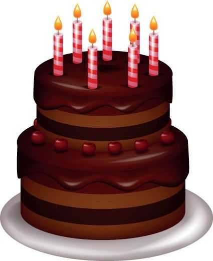 425x521 Set Of Birthday Cake Vector 05 Food Art Awesome Of