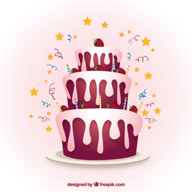 626x626 Happy Birthday Cake Vectors Download Free Vector Art
