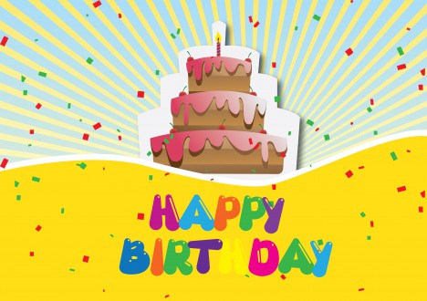 468x330 Happy Birthday Cake Vectors Stock In Format For Free Download 4.99mb