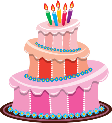 425x470 Set Of Birthday Cake Vector Material 01 Free Download
