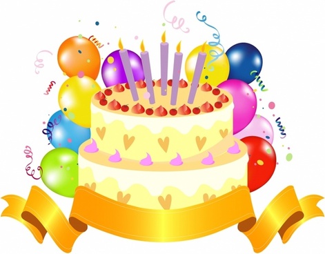 471x368 Birthday Cake Free Vector Download (1,656 Free Vector) For