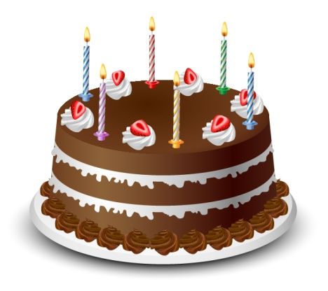 468x416 Birthday Cake Vector Food Art Birthday Cakes