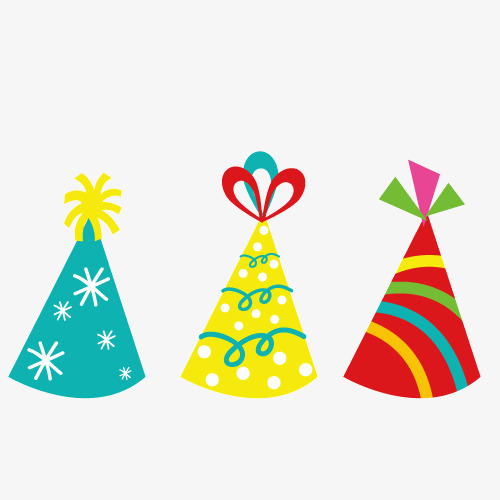 500x500 Birthday Hat Vector Material, Birthday Vector, Hat Vector