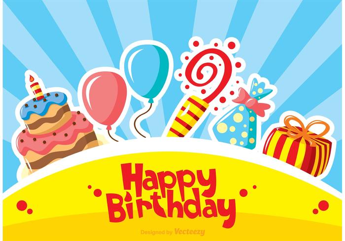 700x490 Happy Birthday Vectors