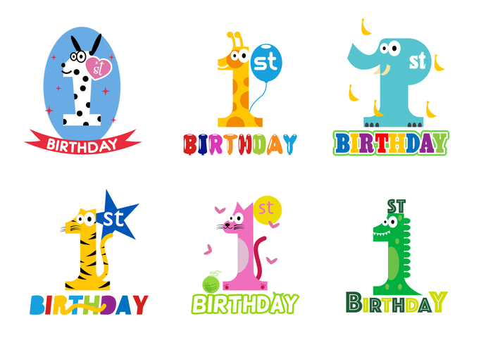 700x490 Free 1st Birthday Vector