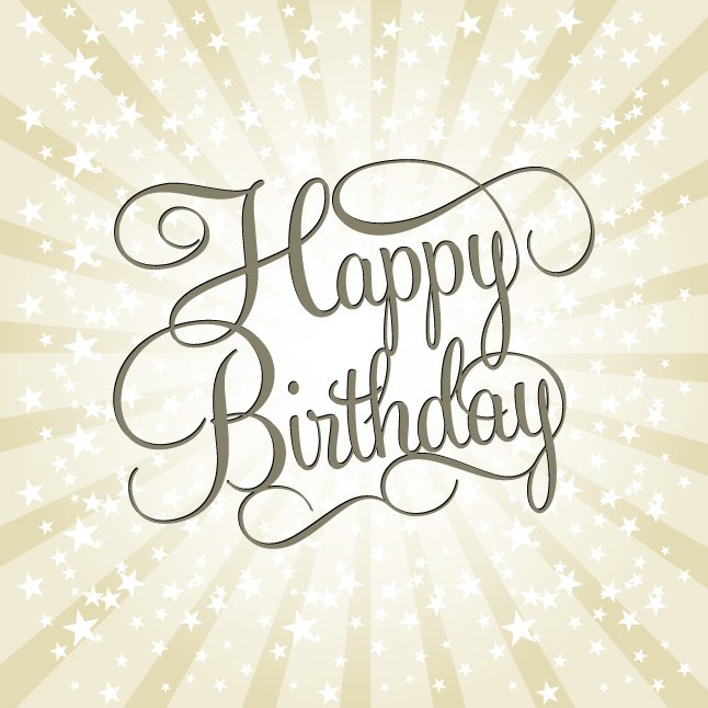 646x646 Happy Birthday Vector Vector Art Amp Graphics