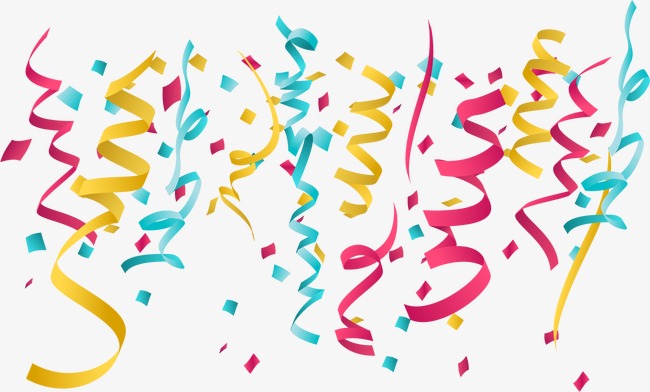 650x392 Vector Birthday Party Ribbons, Birthday Vector, Party Vector