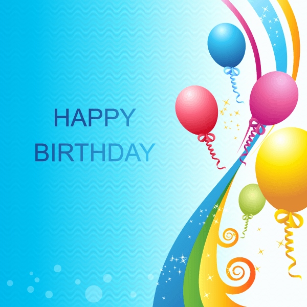 600x600 Free Birthday Card With Images Awesome 320 Happy Birthday Vector