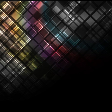 460x462 Rainbow With Black Background Vector Set 04 Free Download