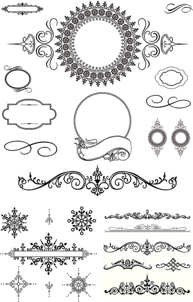 384x600 Black Decorative Border Vector Free Vector In Encapsulated