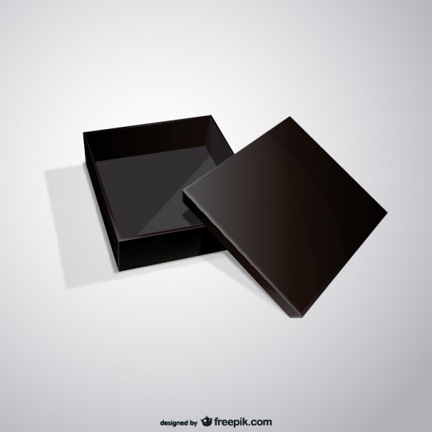 626x626 Open Black Box Vector Free Download