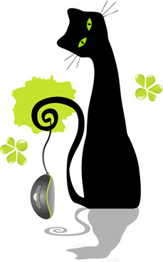 229x368 Black Cat Vector Free Vector Download (7,576 Free Vector) For