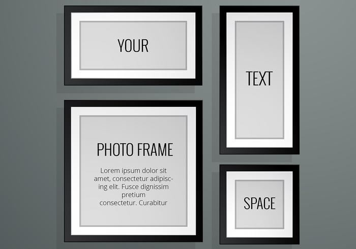 700x490 Realistic Photo Frame Vectors
