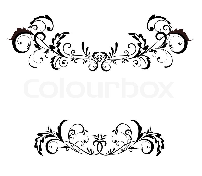 800x698 Vintage Black Frame Stock Vector Colourbox