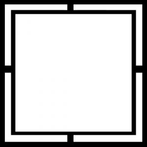 300x300 Black And White Geometrical Picture Frame Vector Photo Free Download