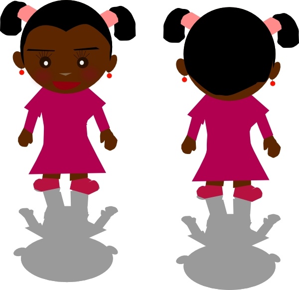600x582 Ricardo Black Girl Png Clip Art Free Vector In Open Office Drawing