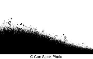 300x191 Grass Clipart Silhouette