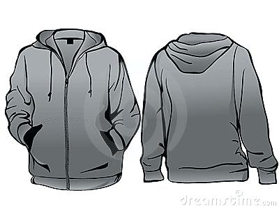 400x300 Hoodie Vector Template Grey Shopeljefe.co