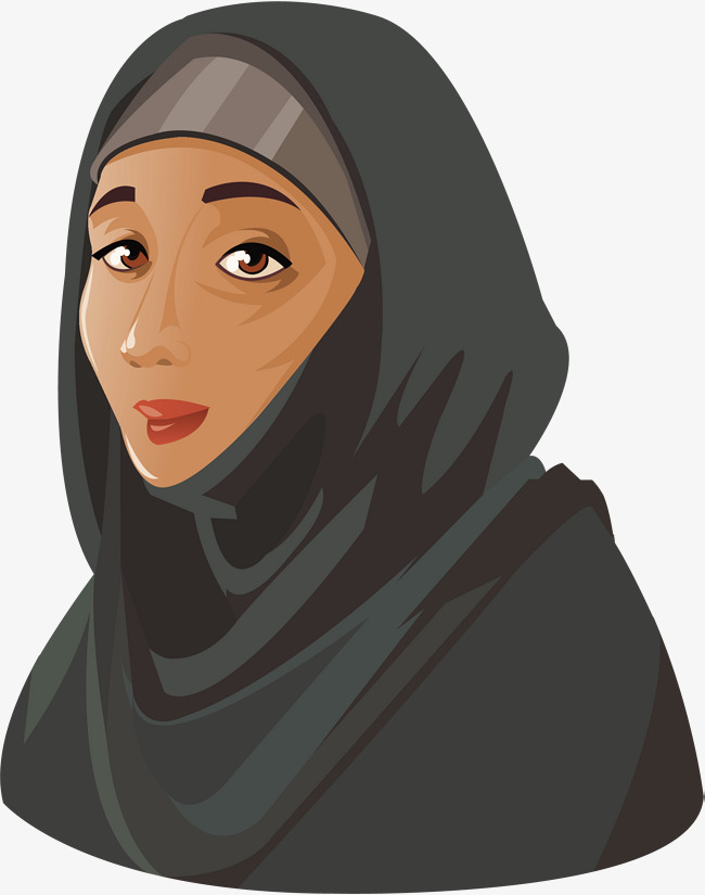 650x825 Women In The Middle East, Vector Png, Woman Head Picture, Black