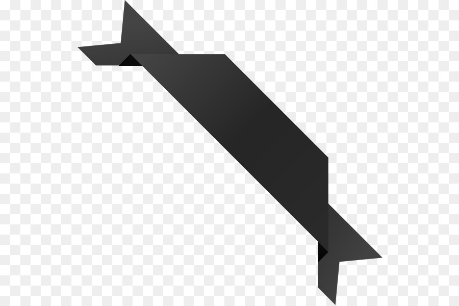 900x600 Black Ribbon Clip Art