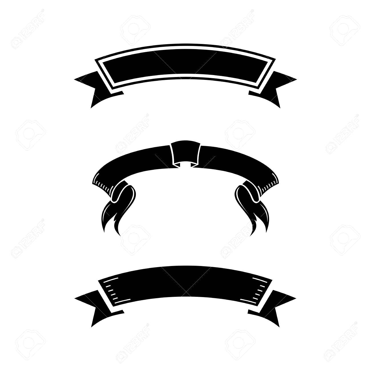 1300x1300 94682282 Black Business Banner Ribbon Vector 12