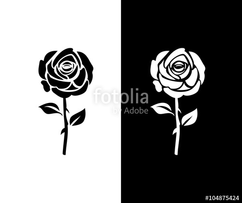 500x420 Black Rose Logo Stock Image And Royalty Free Vector Files On