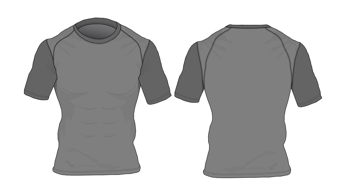 1193x669 Compression Shirt Vector Template By Ssgraphixanddesign